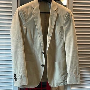 Men’s casual khaki sport coat blazer - size small - Murano